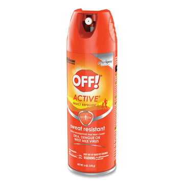 OFF!® Active Insect Repellent, 6 Oz Aerosol, 12-carton freeshipping - TVN Wholesale